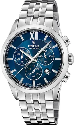 Produktbild von Festina Chronographen Chrono Swiss Made Blue