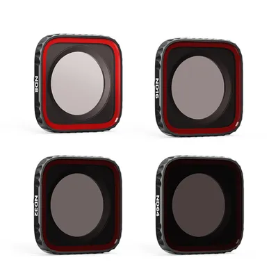 Produktbild von aMagisn ND-Filterset fuer Sportkameras, ND8+ND16+ND32+ND64, wasserdichtes, mehrfach beschichtetes optisches Glas, kompatibel mit Insta360 Ace Pro-Kamerazubehoer