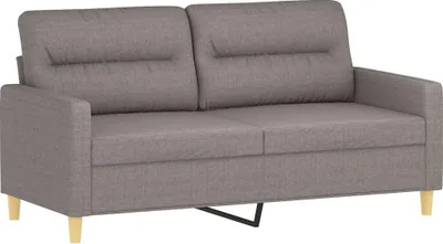 Produktbild von vidaXL 2-Sitzer-Sofa Taupe 140 cm Stoff