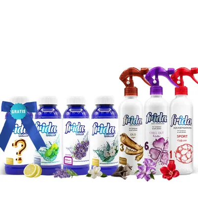 Frida Lufterfrischer & Allzweckreiniger Set 7-teilig – Sport Chill Out 3,30 l