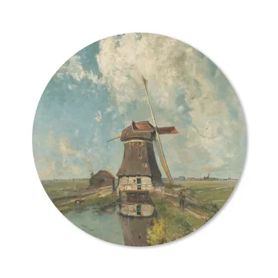 Produktbild von MuchoWow® Mauspad Mousepad Im Monat Juli - Gemälde von Paul Joseph Constantin Gabriel 20x20 cm - Mousepads - Maus Mat - Pad - Mausunterlage - Schreibtischmatte