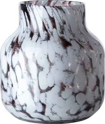 Produktbild von Fink PANTEA, Glasvase, Windlicht, Glas, glatt, braun, weiß, L. 23 cm, B. 23 cm, H. 23 cm, D. 23 cm 115427