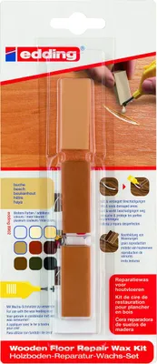Productafbeelding van edding 8902 Reparatieset voor houten vloeren, beuken (verpakking met 3 stuks)