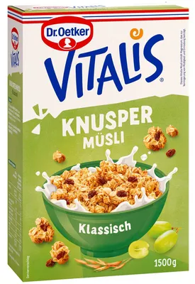 Immagine prodotto di Dr.Oetker 876909 Vitalis Knuspermüsli Müsli 1500,0 g