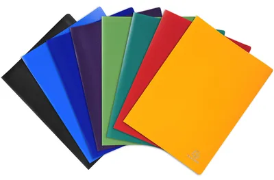 Produktbild von Exacompta 85100E 8er Pack Premium Sichtmappe aus blickdichten Kunststoff DIN A4
