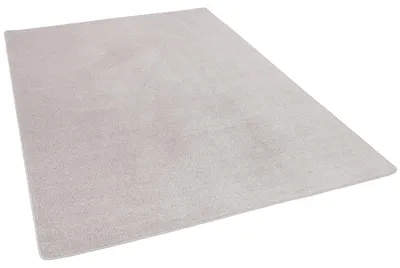 Produktbild von Trend Velours Teppich Kurzflor Einfarbig Modern, Größe:140x200 cm, Farbe:Hellgrau