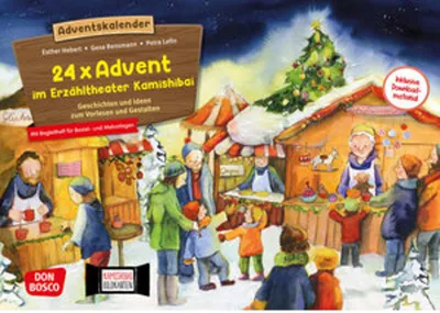 Produktbild von 24 x Advent im Erzähltheater Kamishibai. Adventskalender.