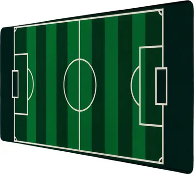 Produktbild von Fußballfeld Schreibtischunterlage 89x40cm XXL Mauspad - Perfekt für Fußballfans