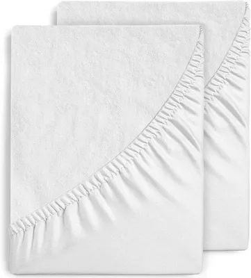 Productafbeelding van Famanu matrasbeschermer, waterdicht, 135x190 cm, set van 2 - Ademend en wasbaar