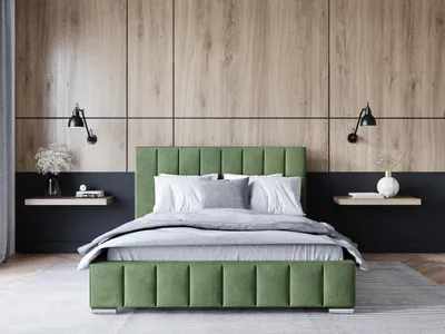 Produktbild von ADIDAR Lina Polsterbett 200x200cm Doppelbett Metallrahmen mit hydraulischen Wagenhebern Lattenrost Bettkasten Hochwertige Qualität (Khaki - Magic Velvet 2243 - Polyester)