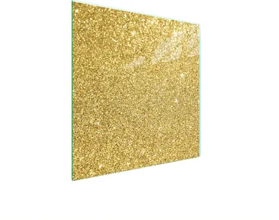 Productafbeelding van Glazen beschermplaat voor fornuis, 50x52 cm, goudkleurig