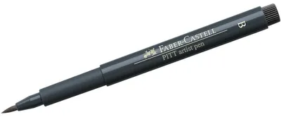 Produktbild von Faber-Castell 167457, Indigo, Schwarz, Indigo, Rund, Tinte auf Pigmentbasis, 1 Stück(e)
