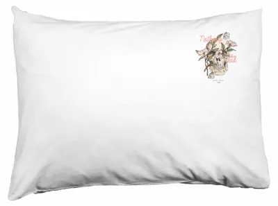 Kissenhülle 50 x 35 cm, Weiß, 100 % Polyester, mit Reißverschluss, 1 Stück