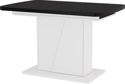 Produktbild von Esstisch Vicco Fenaro Schwarz/Weiß 120 x 80 cm ausziehbar, Model 56582