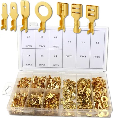 Produktbild von EDIBAZZAR | Verbinder Set mit 450 weiblichen und männlichen Ösenverbindern