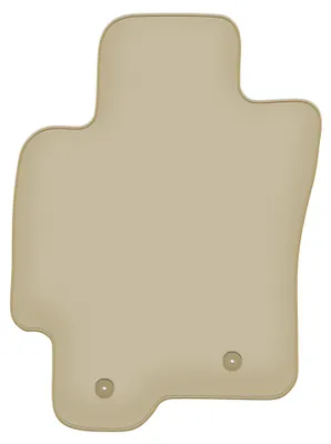 Image de Tapis conducteur moquette PREMIUM beige compatible avec Jaguar X-Type (2001-2009, wagon, kombi, berline) – avec fixations – sur‑mesure