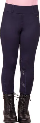 Produktbild von QHP Reithose Reitlegging Junior Kinder Veerle Vollbesatz Navy FS/23, QHP_19_Gr.:98