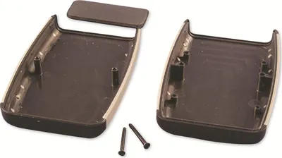 Produktbild von HAMMOND Handgehäuse,1553CBK, ABS, schwarz, 117x79x32 mm