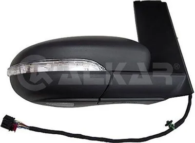 Produktbild von ALKAR 9024146 Außenspiegel Seitenspiegel Rechts für VW TOURAN (1T3) Beheizt mit Memory Konvex Grundiert Elektrisch