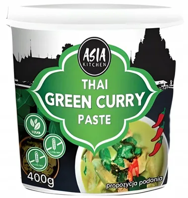 Produktbild von Grüne Currypaste 400g - Asia Kitchen