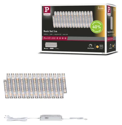 Produktbild von Paulmann MaxLED 1000 LED Strip Warmweiß Basisset
