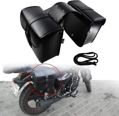 Produktbild von Famanu Fahrradtasche aus hochwertigem Kunstleder - Schwarz