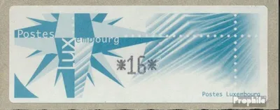 Produktbild von Briefmarken Luxemburg 1997 Mi ATM4, 16 Nominale postfrisch Automatenmarke