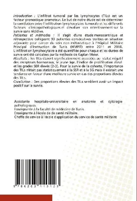Produktbild von L'Infiltrat lymphocytaire tumoral (TILs):
