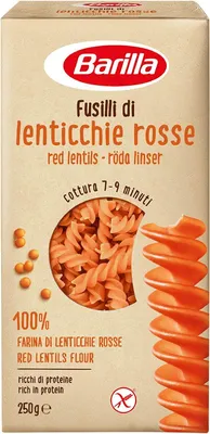 Produktbild von Barilla Fusilli di Lenticchie Rosse Senza Glutine Von Roten Linsen Glutenfrei 250g