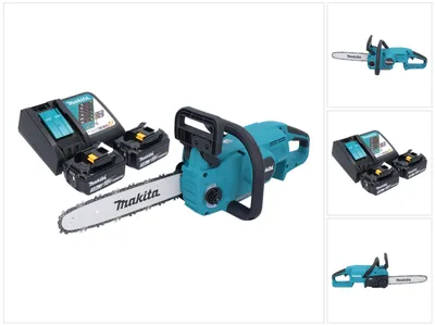 Immagine prodotto di Motosega a batteria Makita DUC 307 RFX2 18 V 30 cm 7,7 m/s brushless + 2x batteria ricaricabile 3,0 Ah + kit caricabatterie