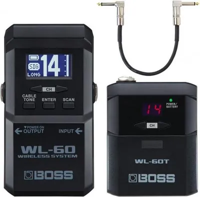 Image de Boss WL-60 Système sans fil pour guitare avec câble de raccordement 30cm