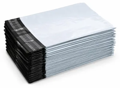 Produktbild von 50 Stück Folienversandtaschen selbstklebend | 200 x 350 mm Versandbeutel Grau mit Selbstklebeverschluss | 20 x 35 cm Versandtüten blickdicht aus Plastik für Kleidung und Textilien