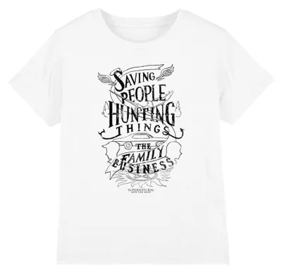 Produktbild von Supernatural - "The Family Business" T-Shirt für Kinder TV40819 (128) (Weiß)
