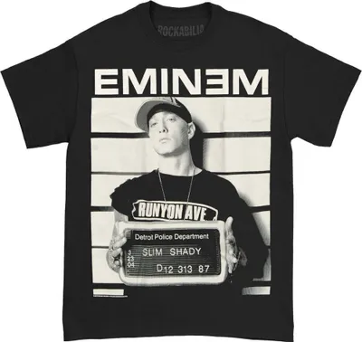 Produktbild von Eminem - "Arrest" T-Shirt für Herren/Damen Uni RO1382 (M) (Schwarz)