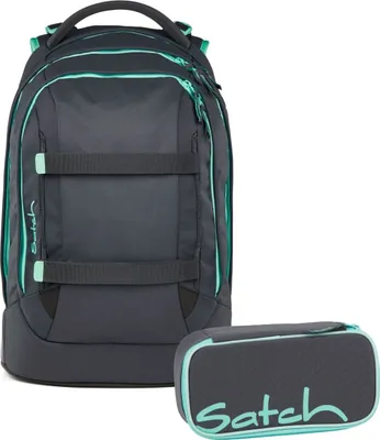 Produktbild von Satch, Schulrucksack-Set PACK Mint Phantom 2-teilig, ab 5. Klasse