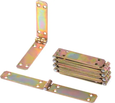 Produktbild von Aqbau® Set 10 tlg Kistenband 20mm x 150mm Kistenbänder Tischband Tischbänder Gerollte Scharniere