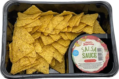 Produktbild von Jimmy's Supreme Nachos To Go Salted with Salsa Dip 200g