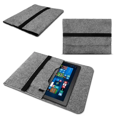 Produktbild von Tablet Tasche für Microsoft Surface Go 4 Go 3 Go 2 Sleeve Hülle Filz SchutzhülleFarbe:Grau