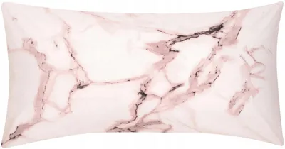 Produktbild von Westwing Baumwoll-Kissenhülle Marmor 45x110 cm Rosé