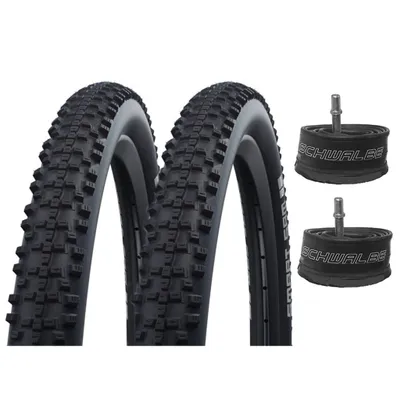 Produktbild von 2 Stück MTB Schwalbe Smart Sam PLUS Reifen 26x2.25 (57-559) mit 2 Schläuche AV