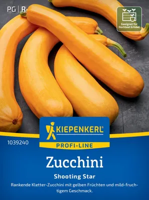 Produktbild von Kiepenkerl Zucchinisamen Shooting Star F1 Cucurbita pepo 5 Pflanzen