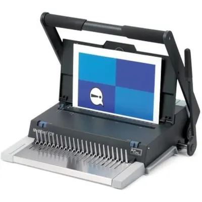 Immagine prodotto di Rilegatrice GBC MultiBind 220 - Manuale - CombBind - Capacità di rilegatura: 450 fogli - 20 fori - Formati A4, A5 - Dimensioni: 525,0 mm x 176,0 mm x 506,0 mm - Colore: argento