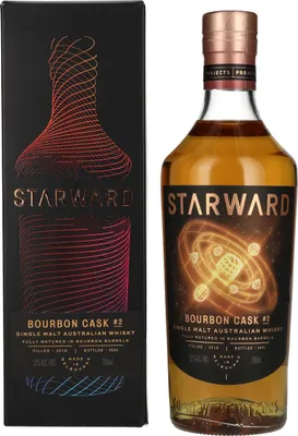 Image de Starward BOURBON CASK Single Malt Australian Whisky # 2 52% Vol. 0,7l en boîte cadeau