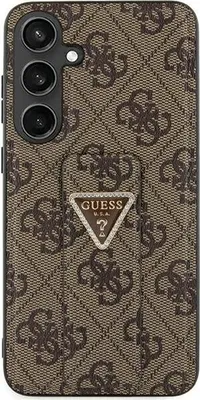 Produktbild von Guess Samsung Galaxy S24 Ultra Grip Stand 4G Triangle Strass
