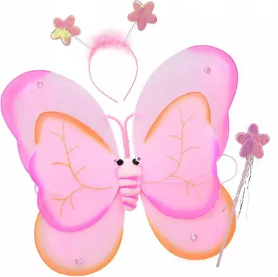 Image de Ailes de papillon rose