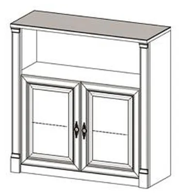 Produktbild von Design Kommode Anrichte Side Lowboard Schrank Regal Luxus Wohn Zimmer Schränke