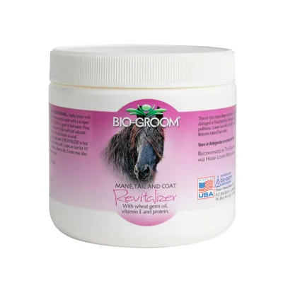 Immagine prodotto di BioGroom Revitaliser - crema balsamo per cavalli - balsamo per cavalli - protezione per criniera, coda e mantello - trattamento leave-in del pelo del cavallo - 0,45 kg