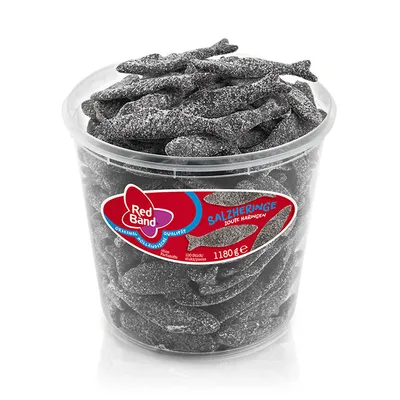 Produktbild von Red Band Salzheringe Lakritz 100 Stück, 1200g