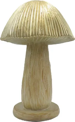Obrázek produktu pro Clayre & Eef Dekorace Houba Ø 13x20 cm Hnědá Polyresin