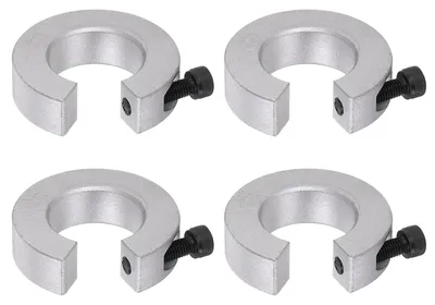 Wellenmuffen-Set 4 Stück für SBR25, 25 mm Bohrung, Alu eloxiert